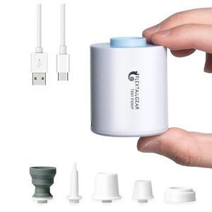 Flextailgear Tiny Pump in White and Blue